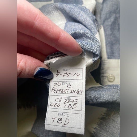 Current/Elliott Perfect Shirt Color Block Button Down Top Small NWOT - Picture 7 of 8